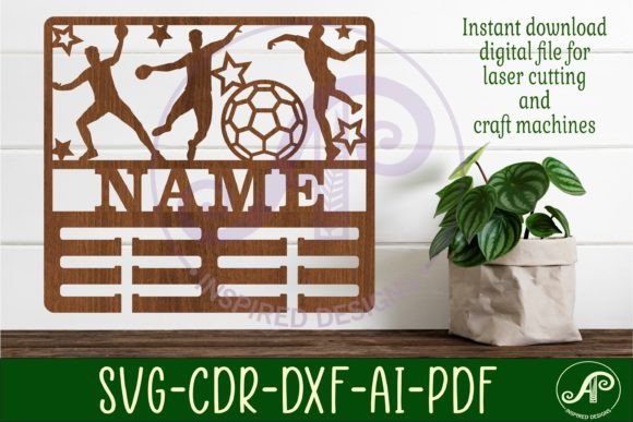 Download Handball Male Medal Holder Name Svg - Medal holder Collection