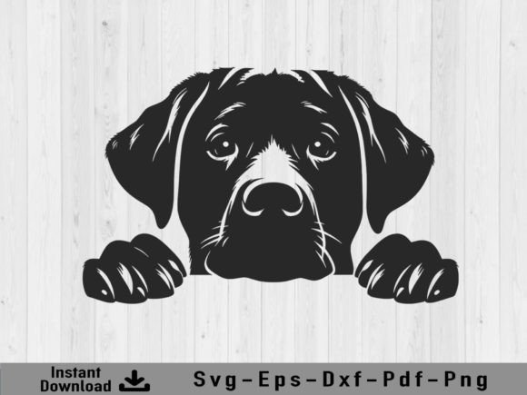Download Peeking Labrador Retriever Dog Svg File - Dog svg Collection