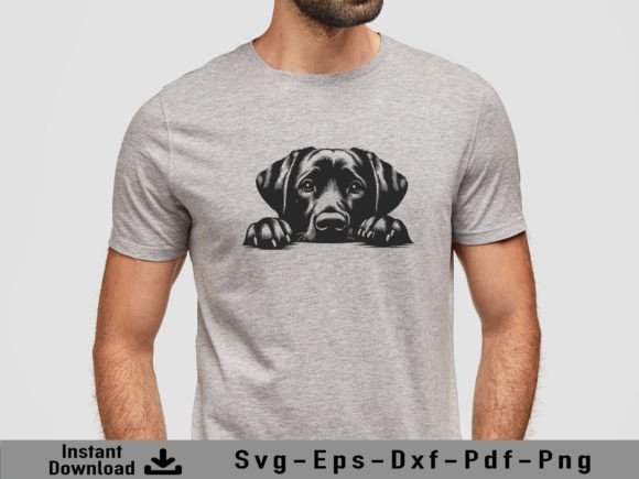 Download Peeking Labrador Retriever Dog Svg File - Dog svg Collection