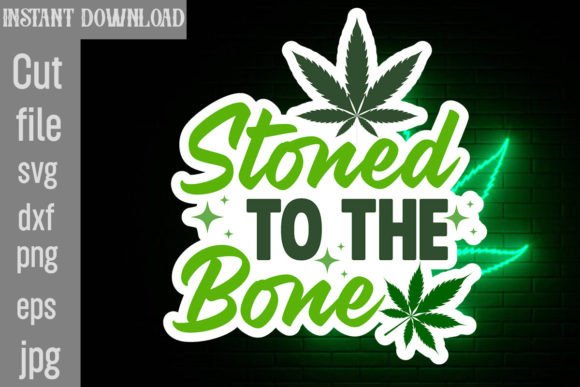 Download Stoned to the Bone SVG Cut File - Bone svg Collection