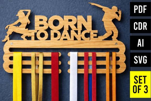 Download Hip Hop Dance Medal Holder SVG Bundle - Medal holder Collection