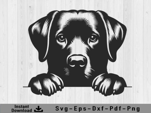 Download Peeking Labrador Retriever Dog Svg File - Dog svg Collection