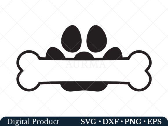 Download Paw Print Svg, Dog Bone Svg - Premium Bundle